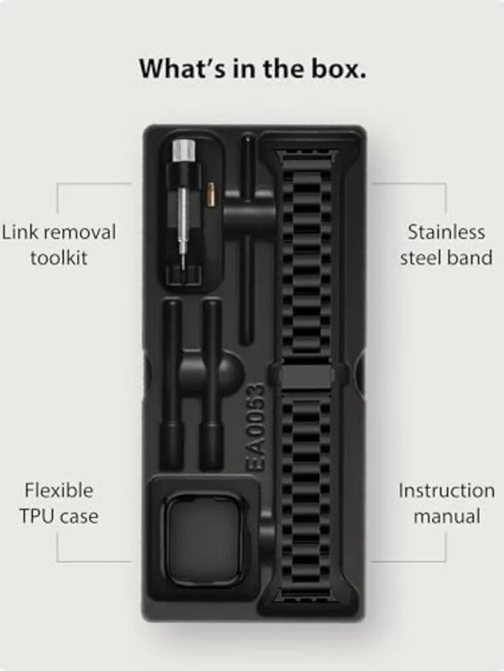 Stylish Metal Band & Case for Apple Watch 38-49mm | Durable, Adjustable, Sleek